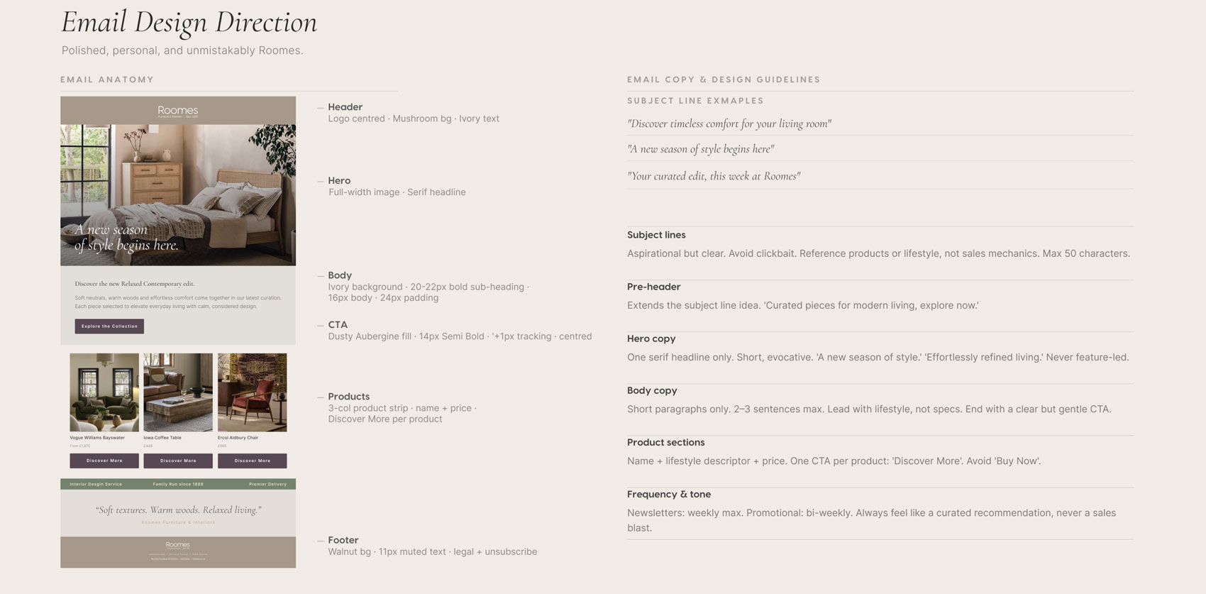 Roomes — brand toolkit 6