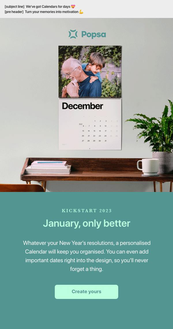 Popsa — Broadcast Emails 1