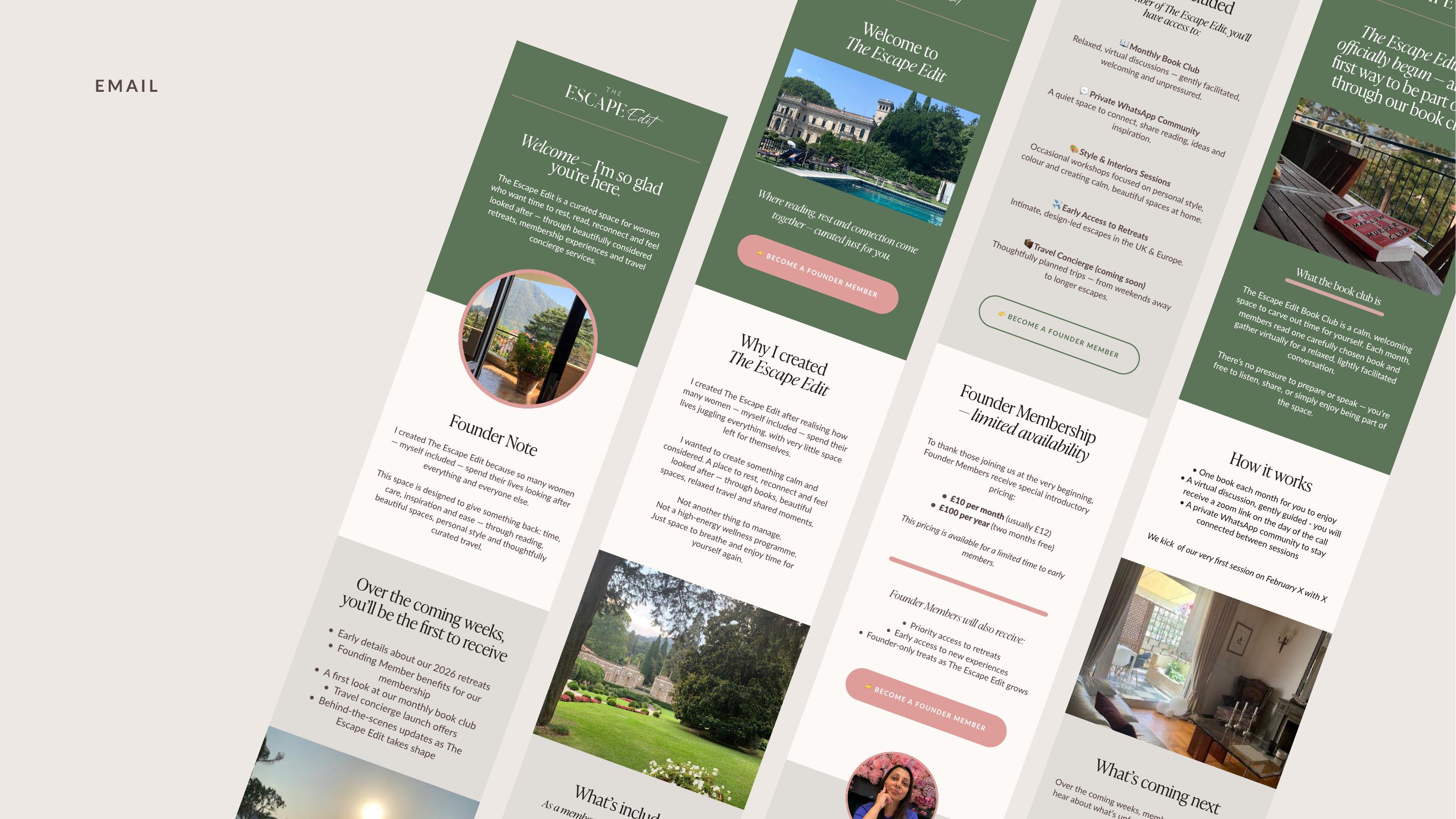 The Escape Edit — Deliverables page 4