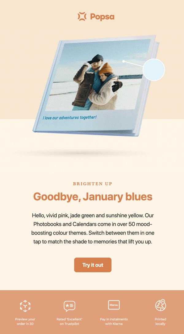 Popsa — Broadcast Emails 2