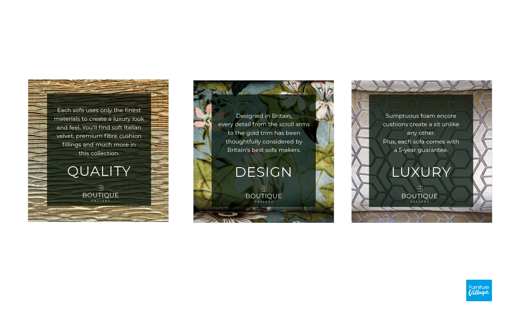 Furniture Village — BOUTIQUE BRANDING